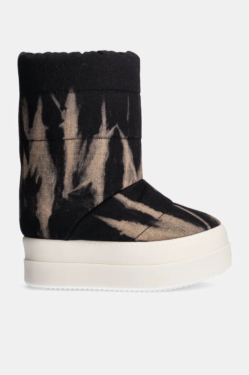 Superge in čevlji Rick Owens Mega Bumper Lunar Boots Črna | DS02D2838.DBSUPA, 1