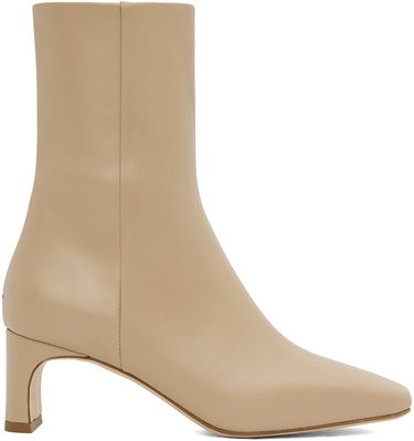 Obleke Aeyde Aeyde Tabitha Ankle Boots Bež | A11-AB-GRDS55TB105-FW24-957-001, 0