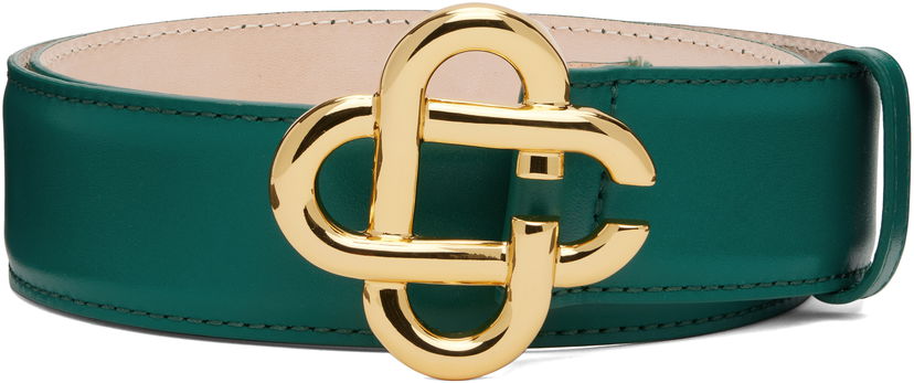 Pasovi Casablanca Casablanca CC Logo Buckle Belt Zelena | APF25-ACC-251-01