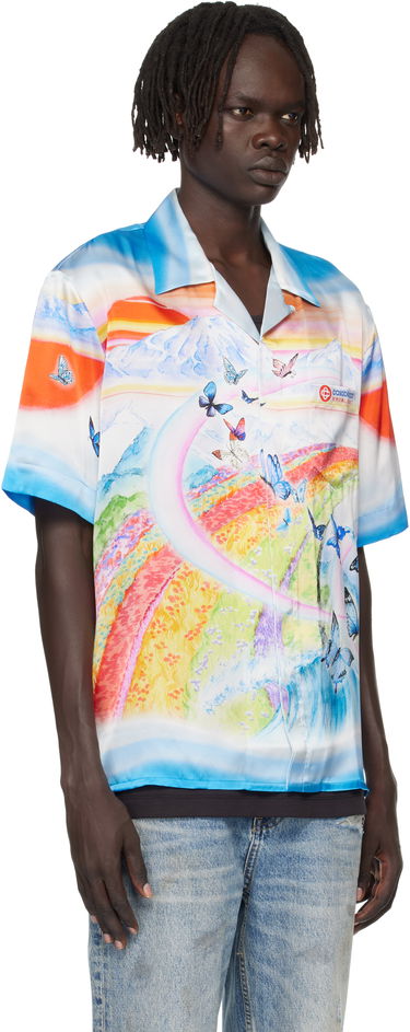 Srajce Casablanca Casablanca Silk Butterfly Print Shirt Večbarvna | MPF25-SH-003-02, 1