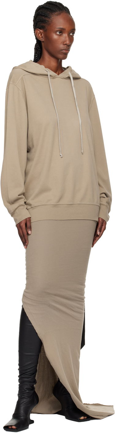 Pulover Rick Owens Concordians Oversized Hoodie Bež | DS02E7241 JDBP, 3