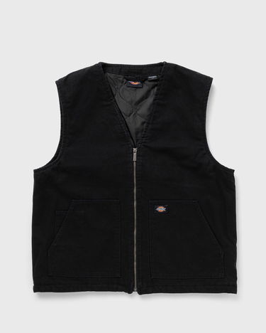 Oblačila in dodatki Dickies Duck Canvas Gilet Man Desert Sand Size XS Črna | 0A4YQK, 1