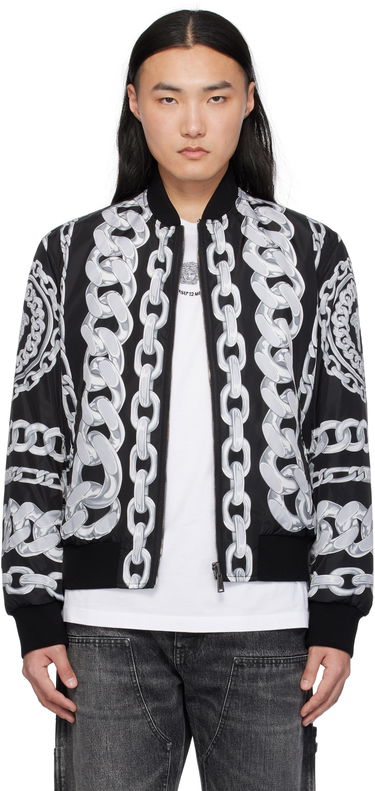 Bomber jakna Versace Versace Medusa Chains Reversible Bomber Jacket Črna | 1018824_1A13441, 0