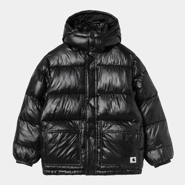 Puhovka Carhartt WIP Benson Puffer Hooded Jacket Črna | I035370_9, 5