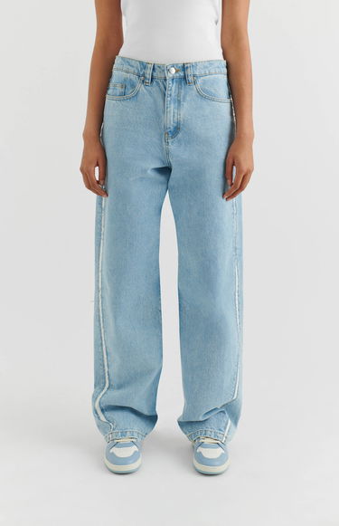 Kavbojke AXEL ARIGATO Studio Stripe Jeans Modra | A2108002, 2