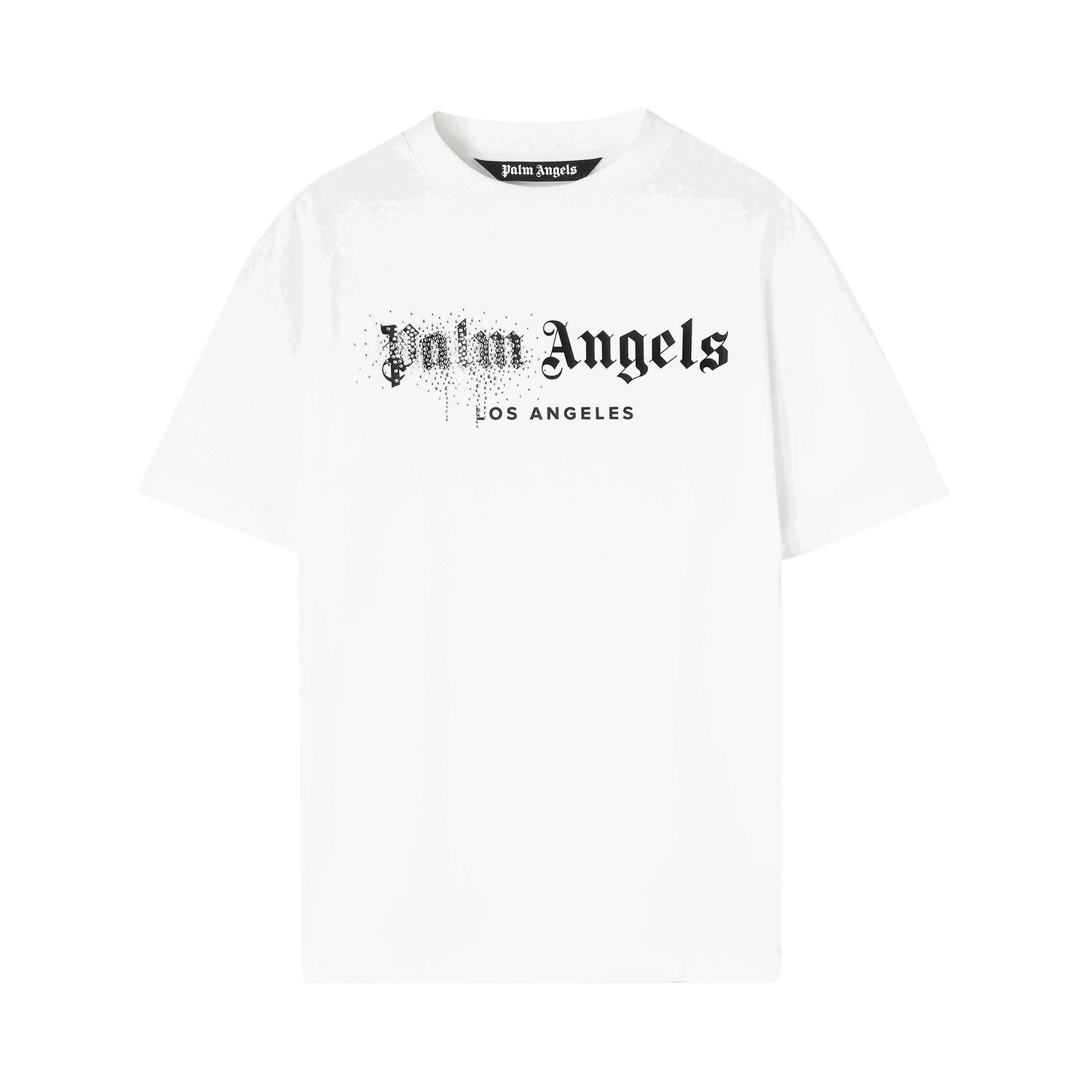 Majica Palm Angels Rhinestone Sprayed Classic Tee Bela | PMAA001F22JER0120110, 0