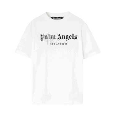 Majica Palm Angels Rhinestone Sprayed Classic Tee Bela | PMAA001F22JER0120110, 0