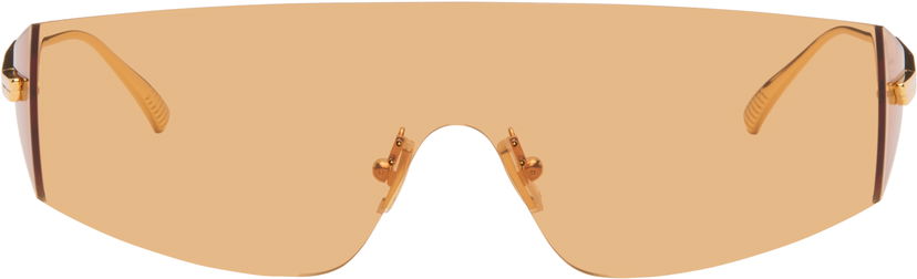 Sončna očala Bottega Veneta Mask Metal Sunglasses Oranžna | BV1299S-002