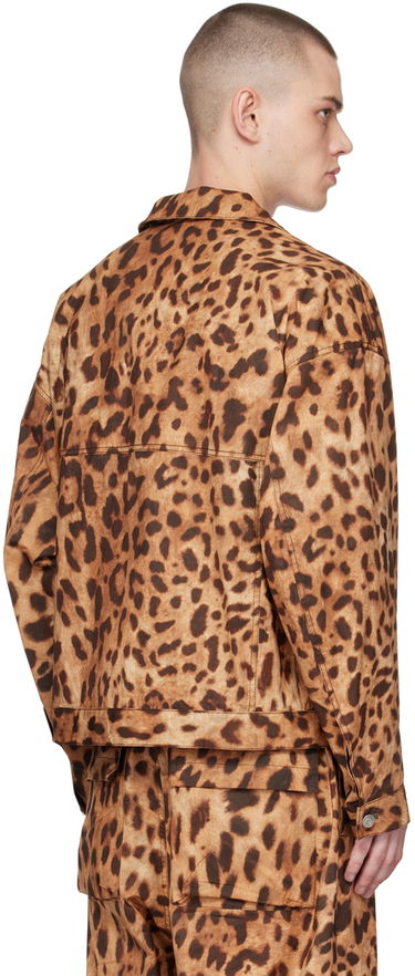 Jakna We11done We11done Allover Print Jacket Rjava | WD-JK1-23-245-U-BR, 2