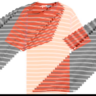 Majica NORSE PROJECTS Holger Sailor Stripe Pocket Tee, Size L Oranžna | N01-0669-4016, 1