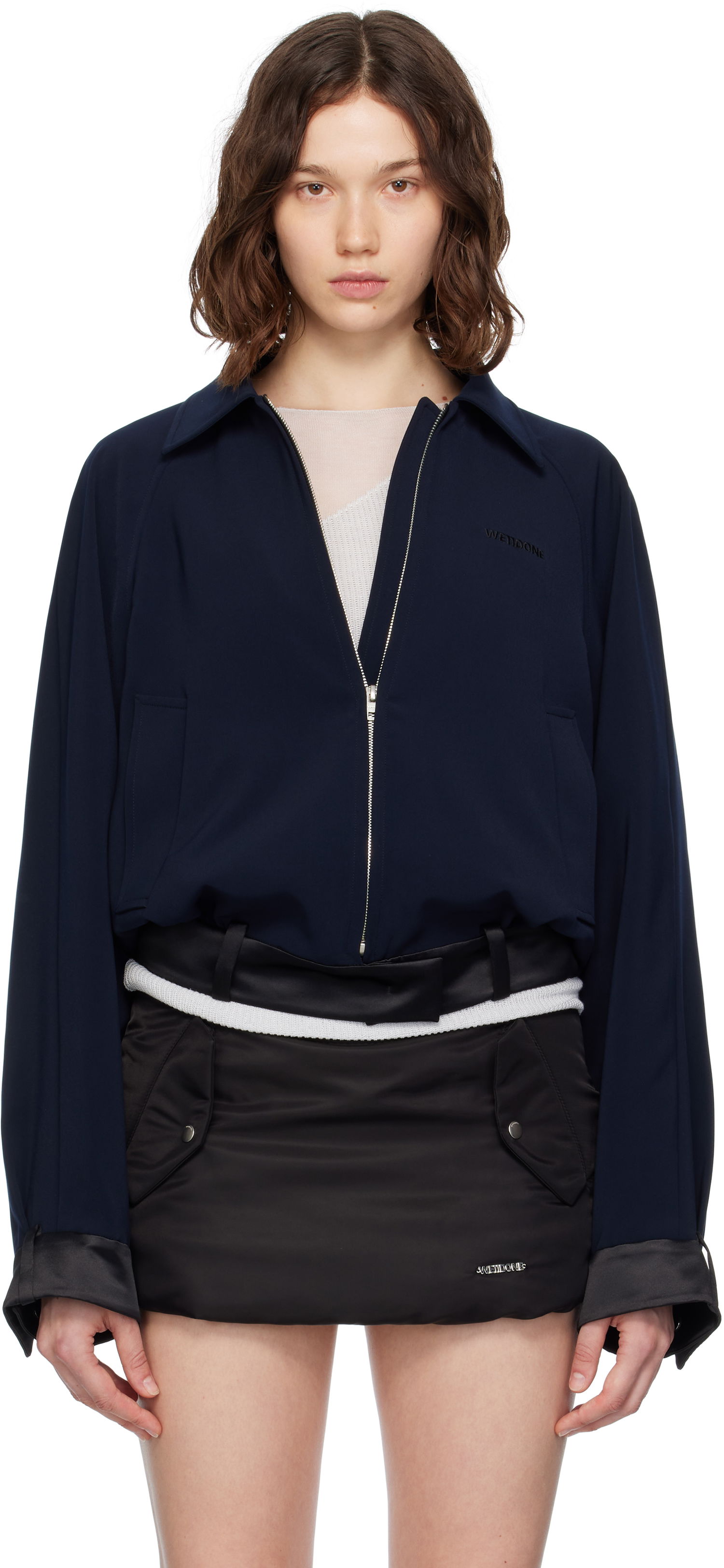 Jakna We11done We11done Waist Jacket Mornarica | WD-JK2-25-011-W-NV, 0