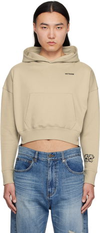 We11done Teddy Twins Cropped Hoodie