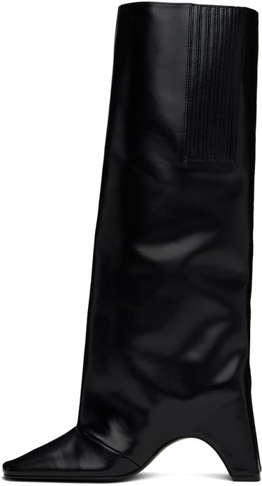 Obleke Coperni Coperni Bridge Leather Boots Črna | COPSH03857, 2