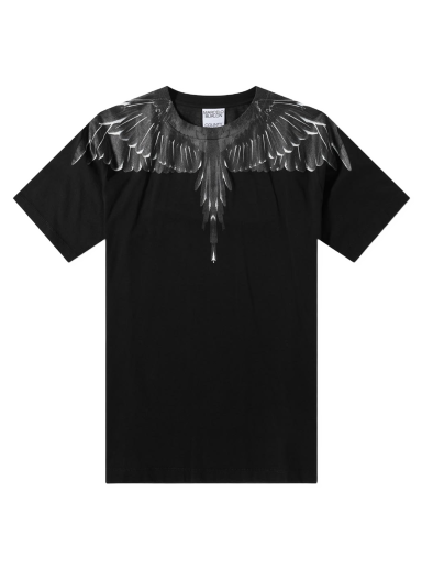 Majica Marcelo Burlon Icons Wings Tee Črna | CMAA018C99JER0011010
