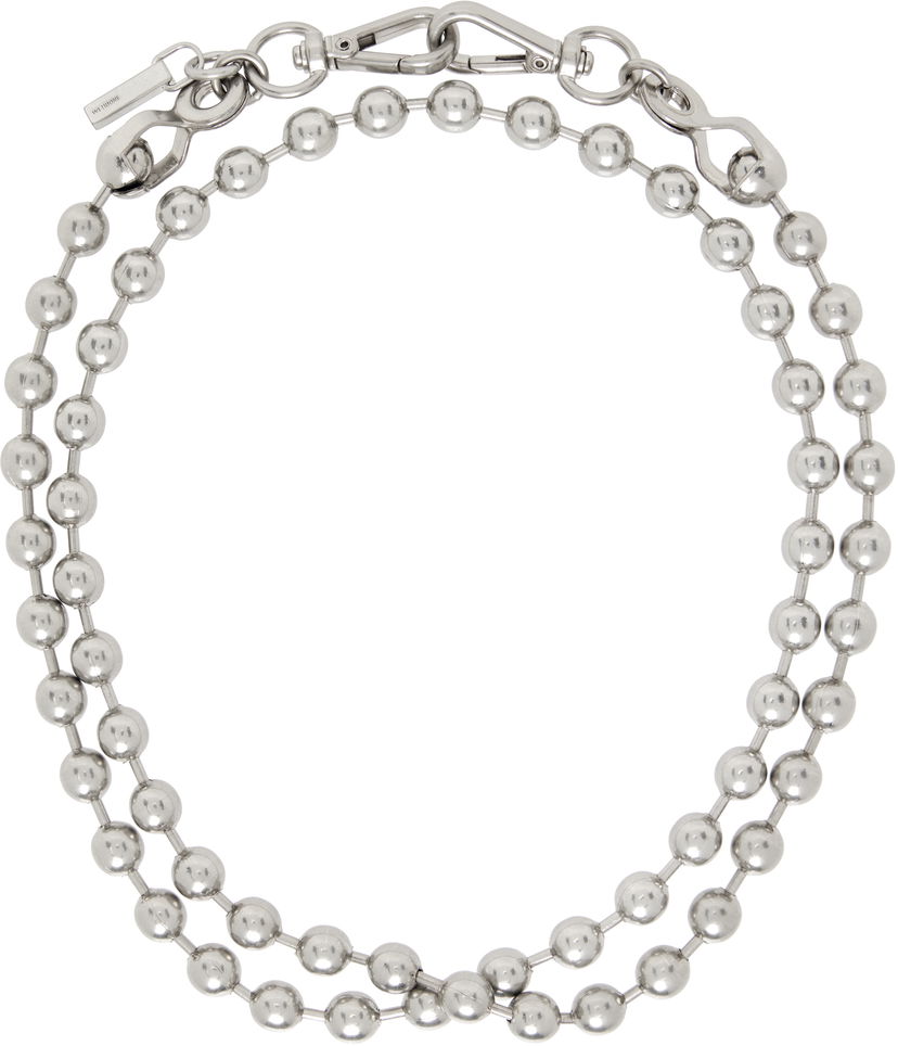 Ogrlica We11done We11done Ball Chain Necklace Kovinski | WD-AJ0-25-589-U-SS