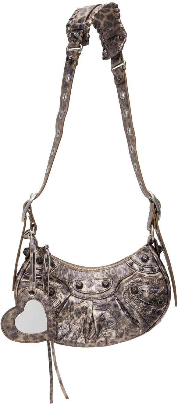 Torba za čez ramo Balenciaga 'Le Cagole XS' Bag Rjava | 671309 2AAV7