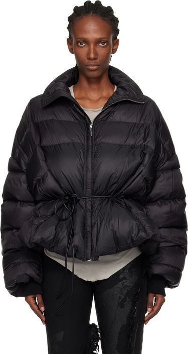 Puhovka Rick Owens Concordians Sail Down Puffer Jacket with Drawstring Waist Črna | RP02E4769 NPD1, 0