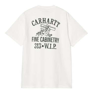 Majica Carhartt WIP Carhartt WIP Cabinetry Short Sleeve T-Shirt Bela | I034779_7, 3