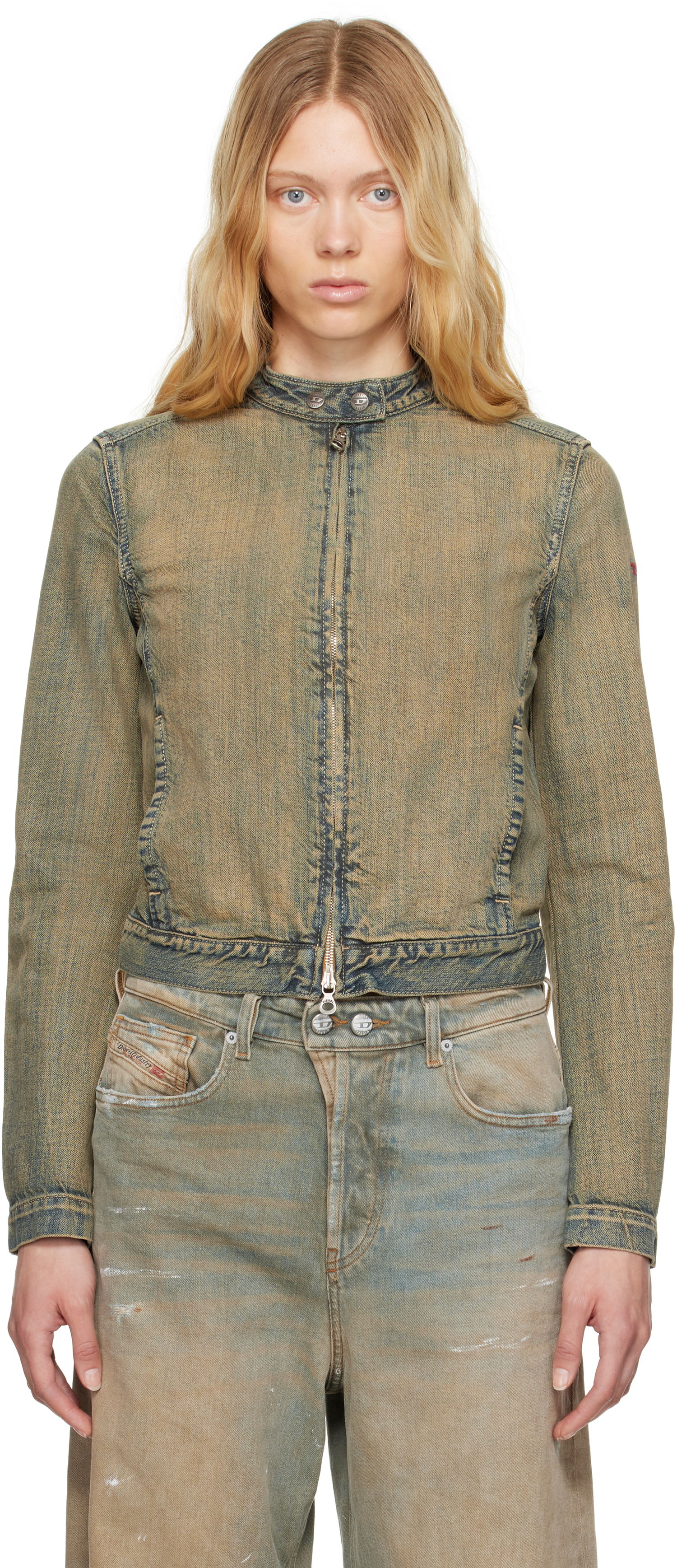 Jakna Diesel Diesel De-Mornin Denim Jacket Modra | A13434 09L49, 0