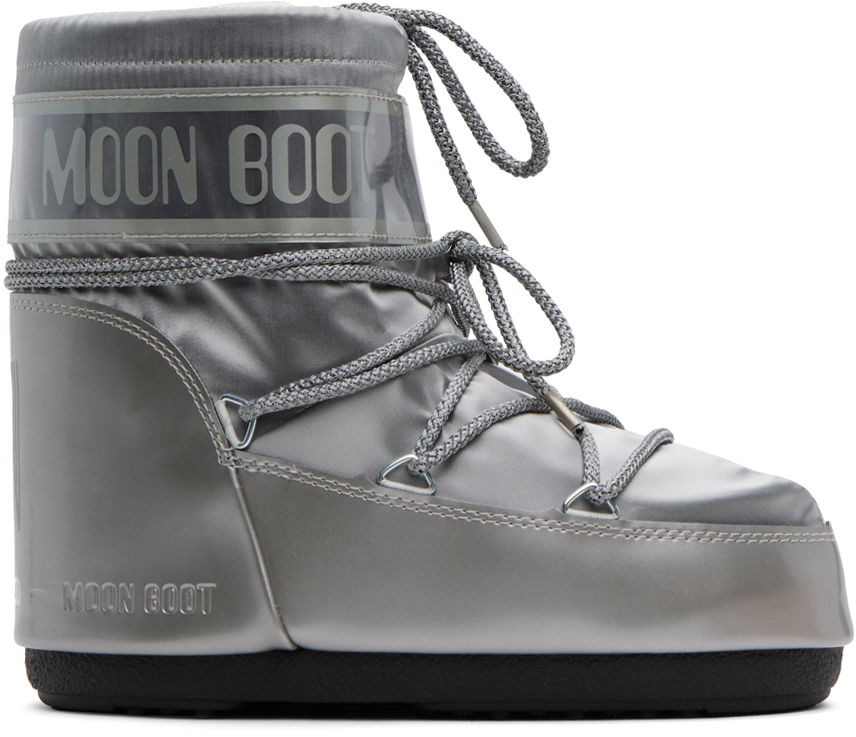 Superge in čevlji Moon Boot Silver Icon Boots Siva | 14093500, 0