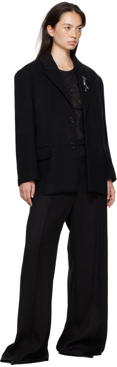 Jakna Blumarine Blumarine Bijoux Pin Blazer Črna | A422S083A, 3
