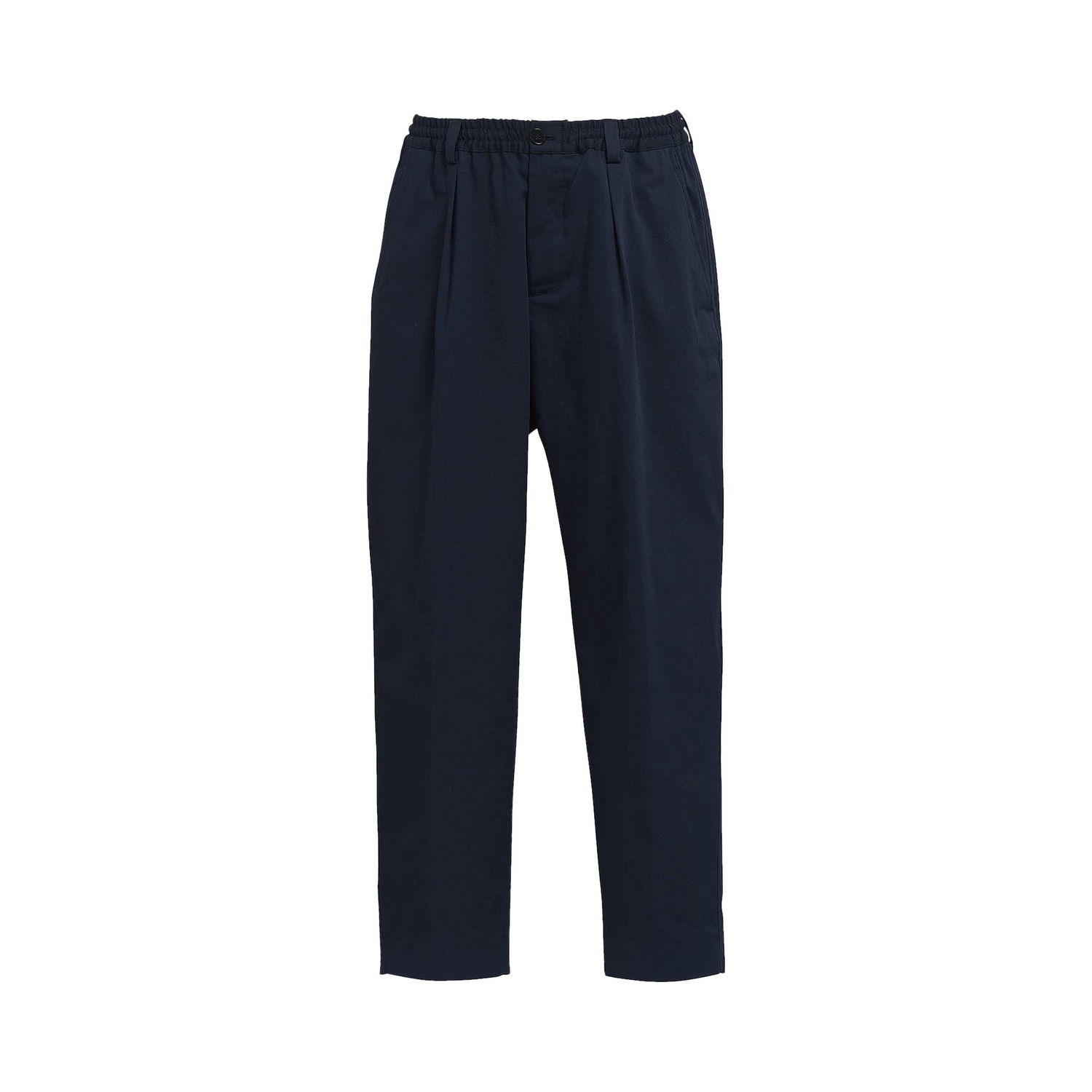 Hlače Marni Marni Pleated Elastic Waist Trousers Mornarica | PUMU0017S0 UTC084 00B99, 1