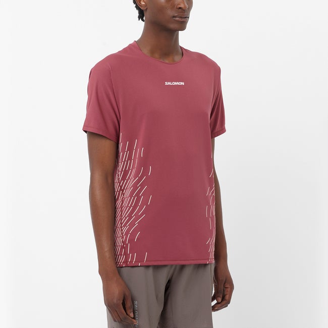 Majica Salomon Sense Aero Graphic T-Shirt Rdeča | LC2700000