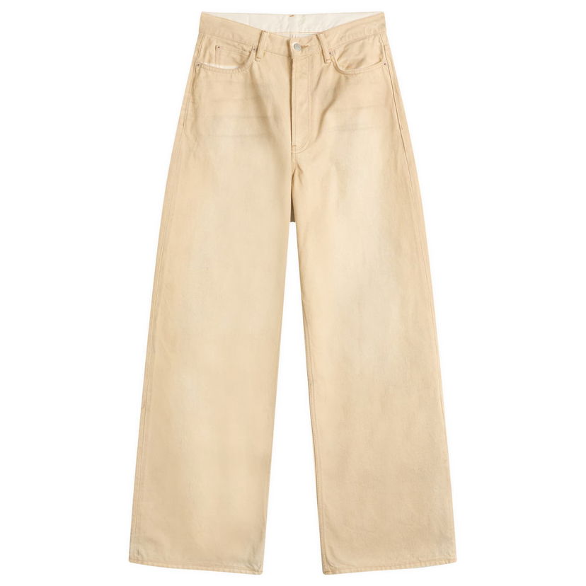 Kavbojke Acne Studios 1981 U Traffic Loose Fit Jeans, Size X-Large Bež | C00084-AE0