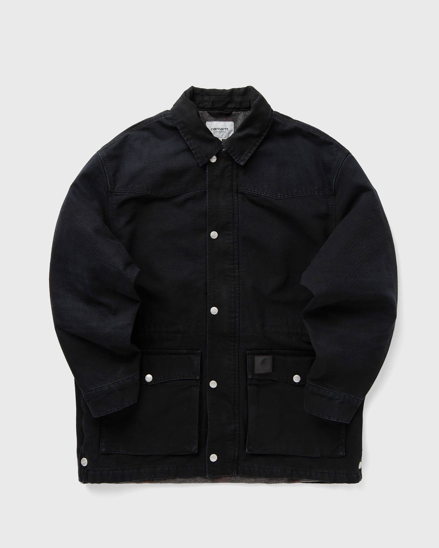 Jakna Carhartt WIP OG Santa Fe Black Coat Črna | I034314-00E.4O, 0