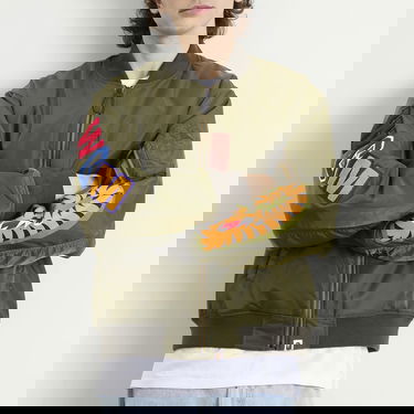 Bomber jakna BAPE Shark MA-1 Bomber Jacket with Tiger Graphic and Letter Patches Zelena | 001HJL801003M-ODR, 5