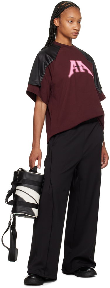 Majica ADER ERROR Nolc Graphic T-Shirt Bordo | BN01SSTS0101BU, 3