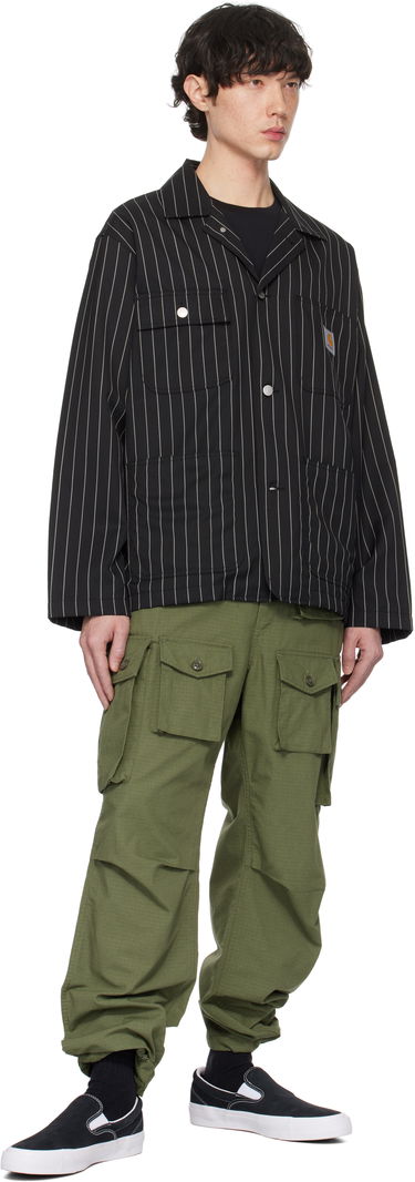 Jakna Carhartt WIP Work In Progress Seaton Pinstriped Blazer Črna | I034437, 3