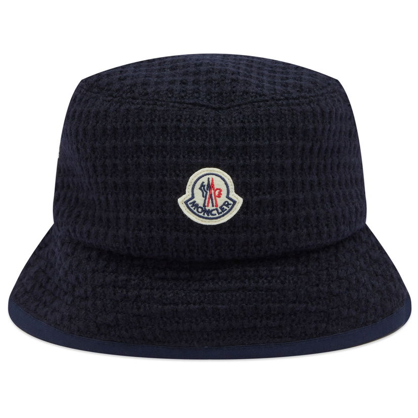 Klobuk Moncler Waffle Knit Bucket Hat Črna | 3B000-25-89AO0-742