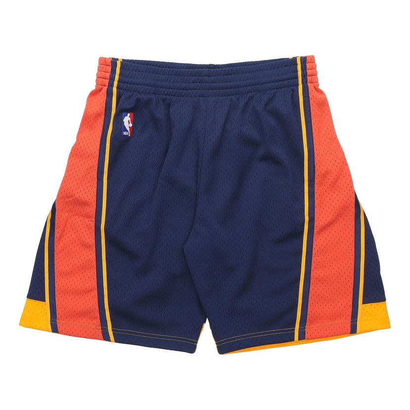 Kratke hlače Mitchell & Ness Mitchell & Ness Golden State Warriors Swingman Shorts Modra | SMSHGS18232-GSWNAVY09