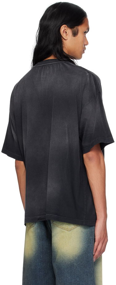 Majica We11done Distressed T-Shirt Črna | WD-TT2-24-742-U-BK, 2