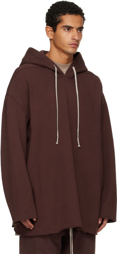 Pulover Rick Owens DRKSHDW Concordians Peter Hoodie Bež | DU02E7280 FP, 4