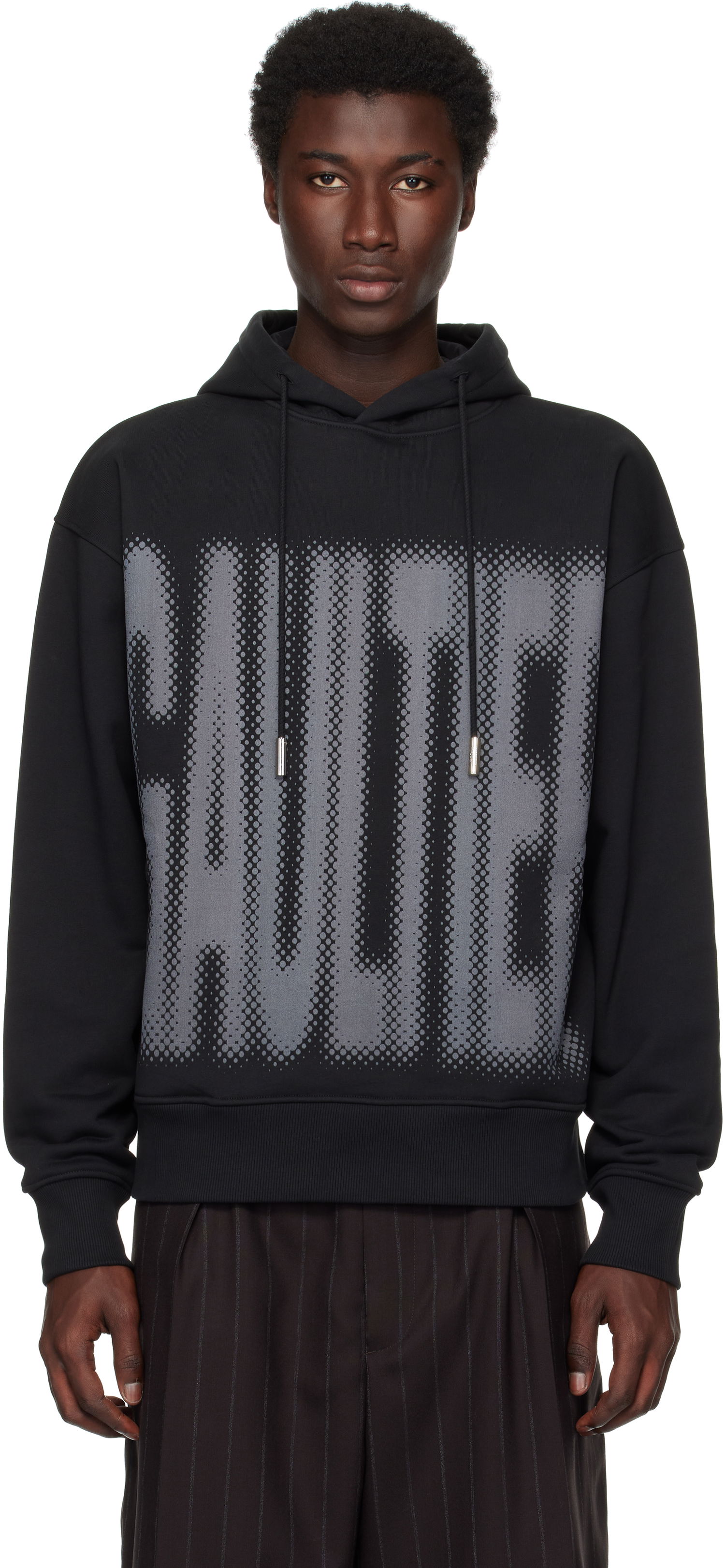 Pulover Jean Paul Gaultier Jean Paul Gaultier 'The Gaultier' Hoodie Črna | 25/03-W-TO299-J003-0004, 0