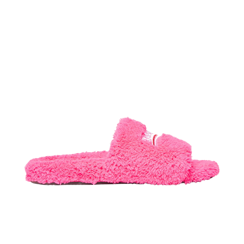 Superge in čevlji Balenciaga Furry Slide "Pink" W Roza | 654261WBDZ05096