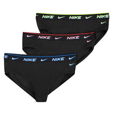 Spodnje perilo in nogavice Nike Everyday Briefs 3-pack Črna | 0000KE1006, 1