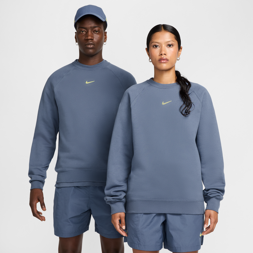 Pulover Nike NOCTA Fleece Crewneck Sweatshirt Modra | FN8160-491