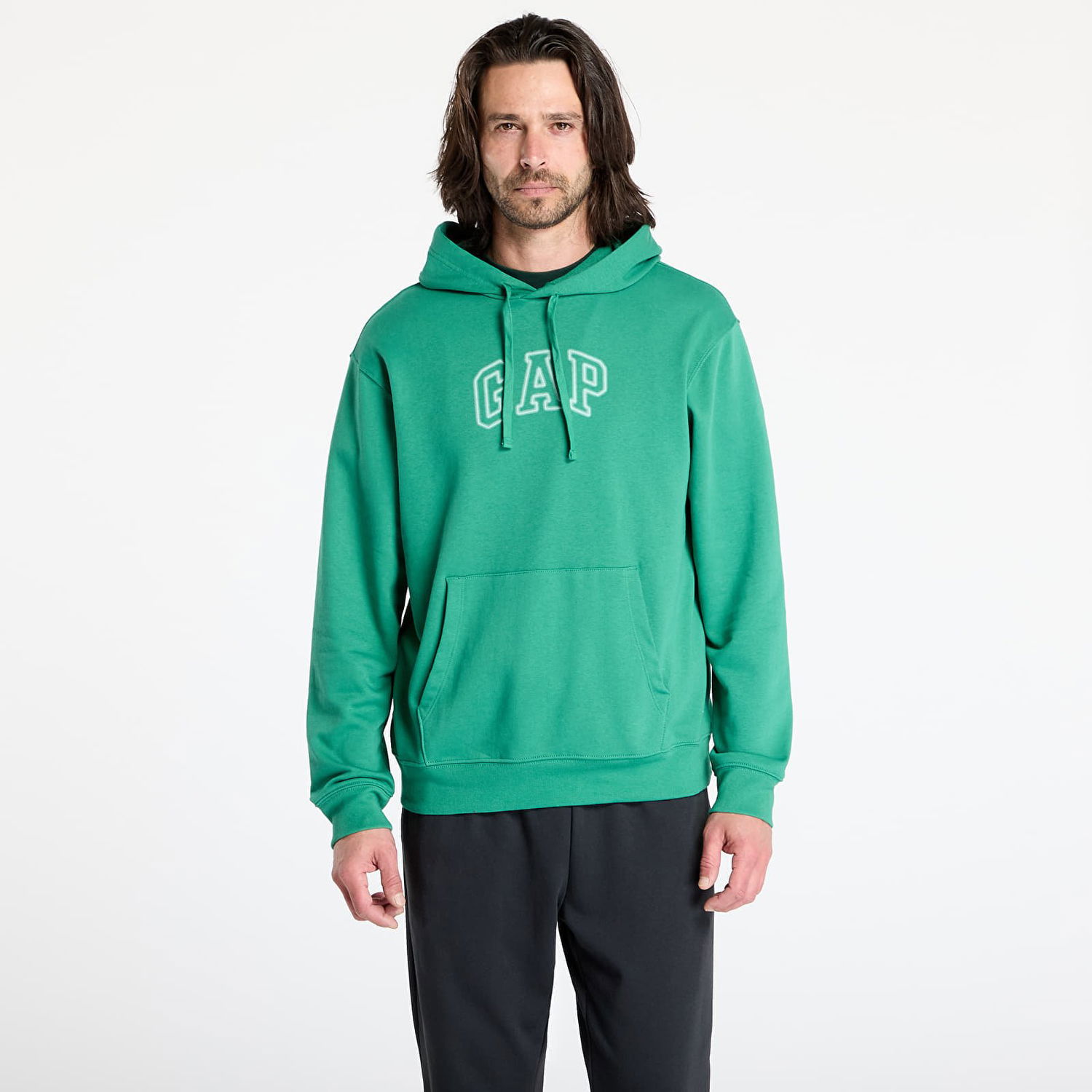 Pulover GAP GAP Logo Hoodie Zelena | 708409-01, 0