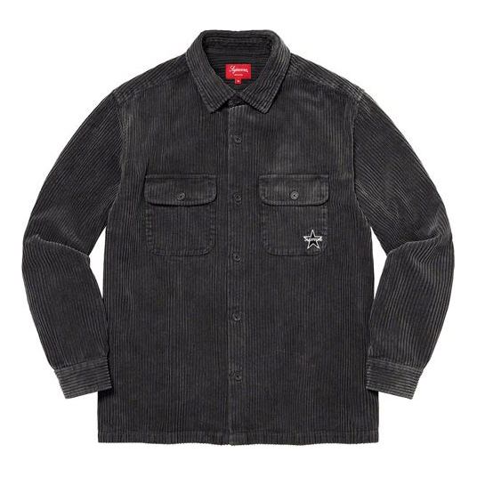 Srajce Supreme Corduroy Button-Up Shirt Črna | SUP-SS22-065