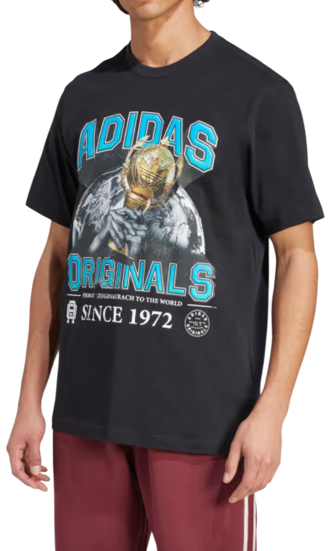 Majica adidas Originals Originals Trefoil Graphic T-Shirt Črna | jw2973