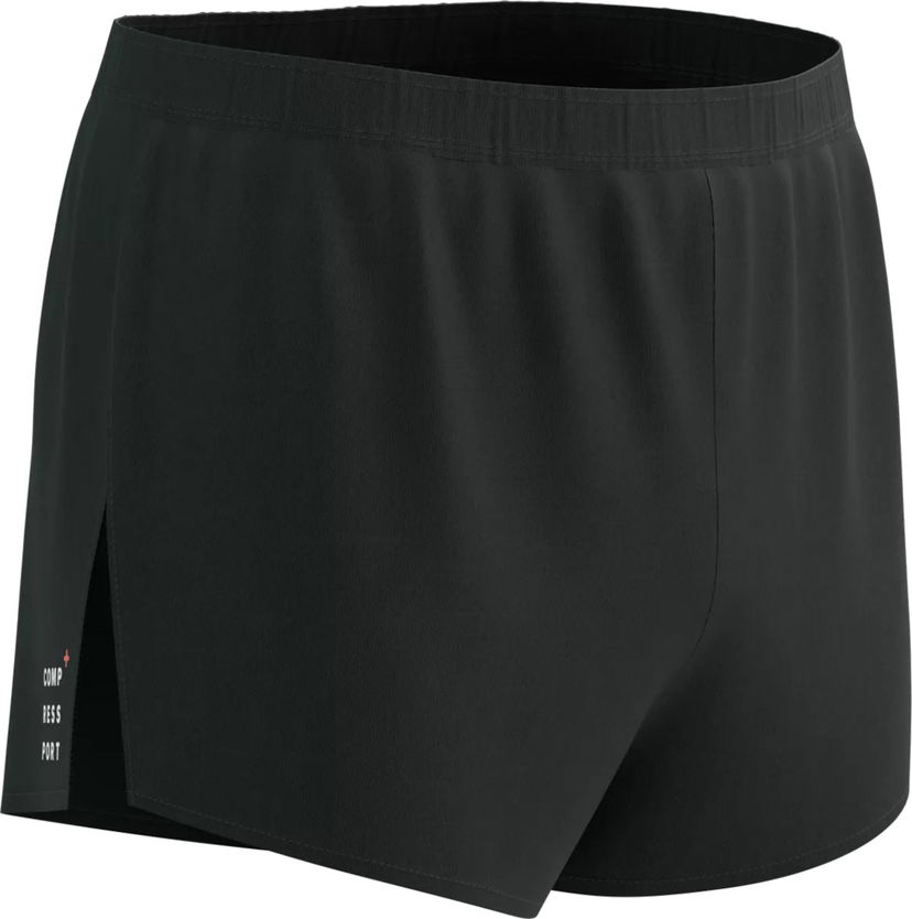 Kratke hlače Compressport Racing Split Short Črna | ashm3759000