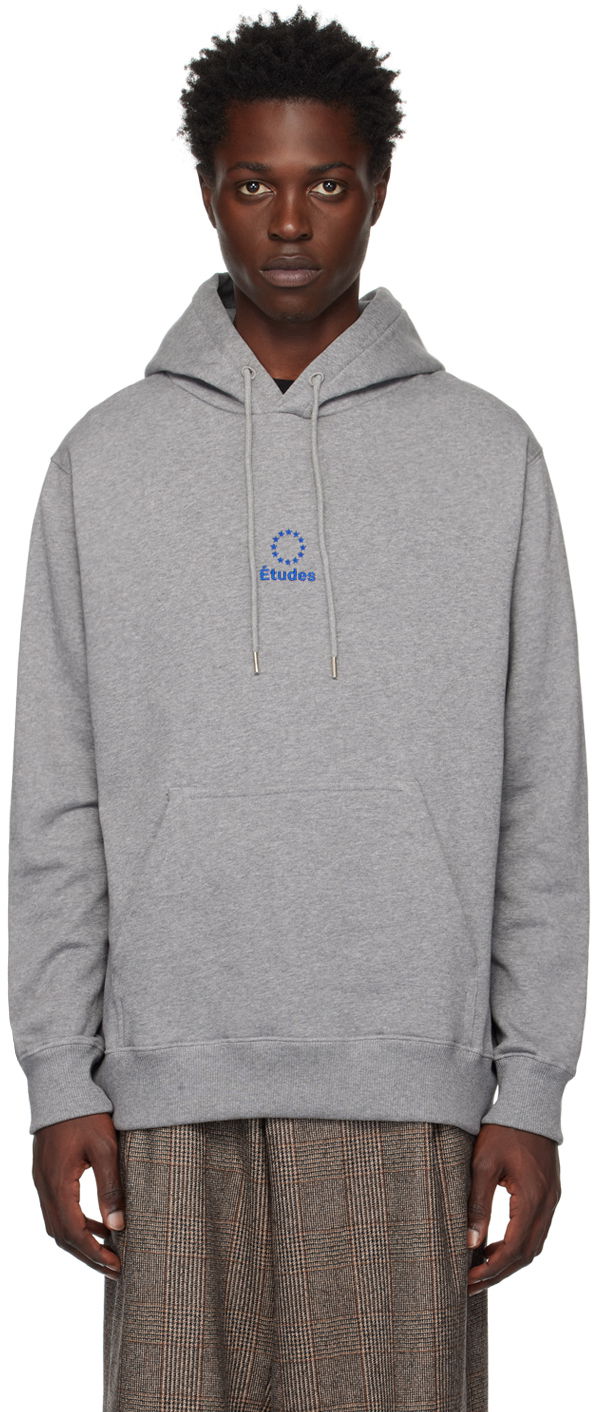 Pulover Études Klein Logo Hoodie Siva | H22MM252OC20GR