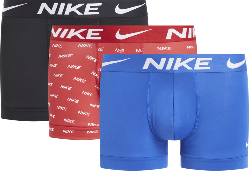 Boksarice Nike Dri-FIT Essential Micro Trunks (3-Pack) Modra | 000PKE1156-TK8