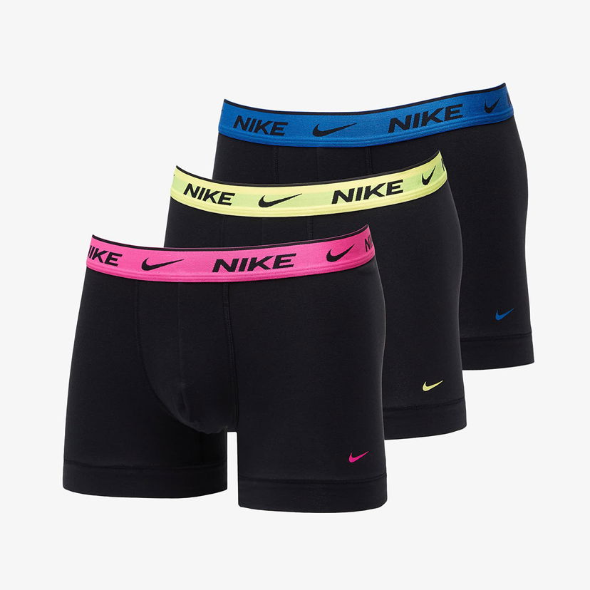 Spodnje perilo in nogavice Nike Dri-FIT Everyday Cotton Stretch Trunk 3-Pack Črna | 0000KE1008-MT3