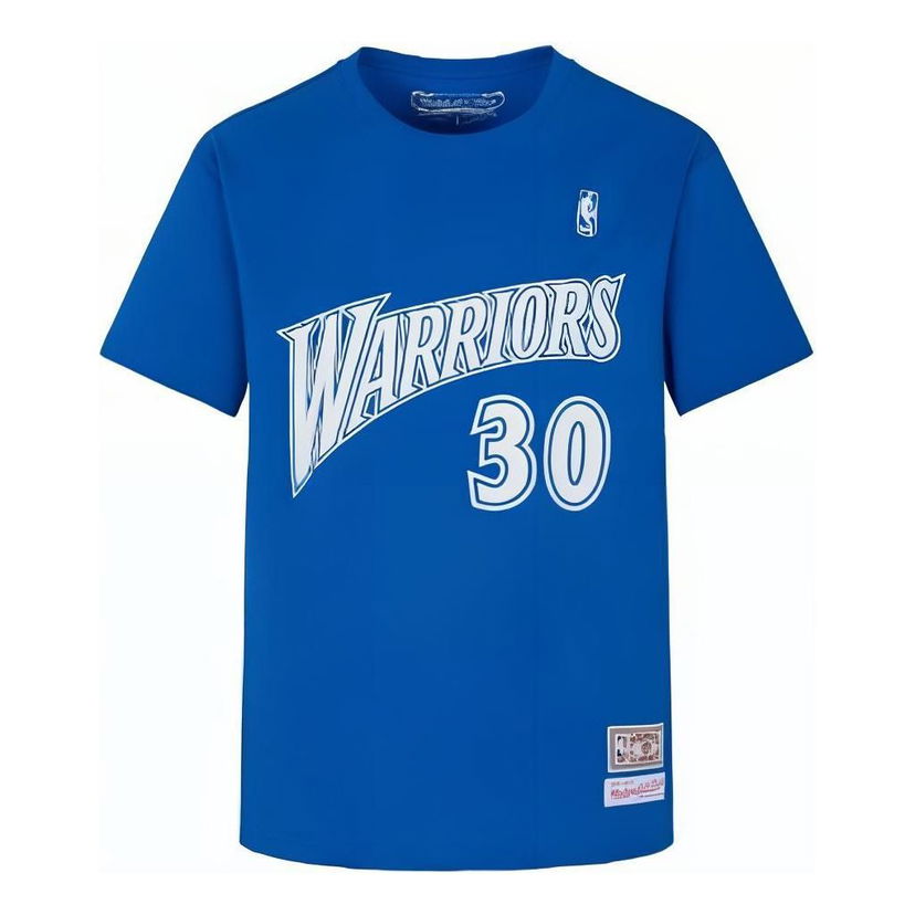 Majica Mitchell & Ness Mitchell & Ness NBA Golden State Warriors Stephen Curry Number 30 T-Shirt Modra | MNJYSST230133-ROYAL