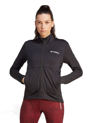 Jakna adidas Performance Terrex Multi Light Fleece Full-Zip Jacket Črna | IB1814