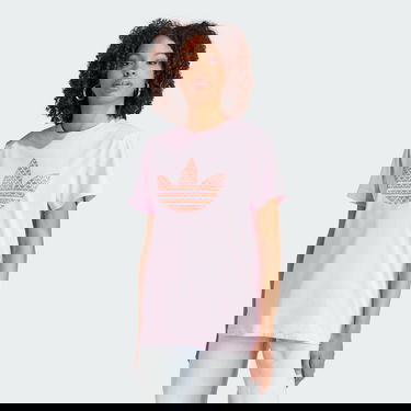 Majica adidas Performance Trefoil Monogram Infill Bež | IJ7068, 3